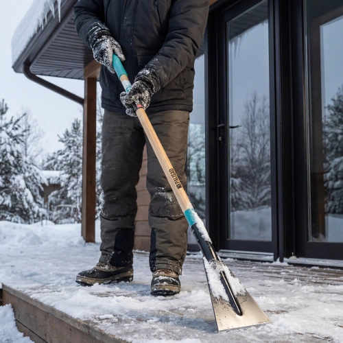 Ледоруб-топор, 175 мм, 1,76 кг, деревянный черенок, ПВХ накладка LUXE Palisad купить в Москве с доставкой по всей России | ProtosMarket.ru