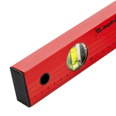 Уровень алюминиевый, 400 мм, 3 глазка, красный, линейка Matrix купить в Москве с доставкой по всей России | ProtosMarket.ru
