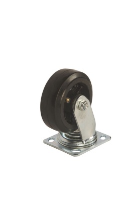 Колесо большегрузное поворотное SCd 55 125 мм обрезиненное (N) купить в Москве с доставкой по всей России | ProtosMarket.ru