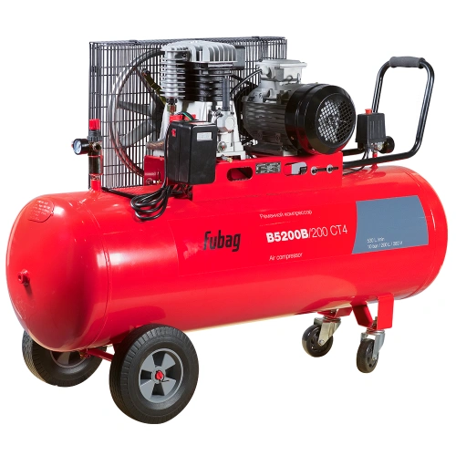 Ременной одноступенчатый компрессор FUBAG B5200B/200 CT4 купить в Москве с доставкой по всей России | ProtosMarket.ru