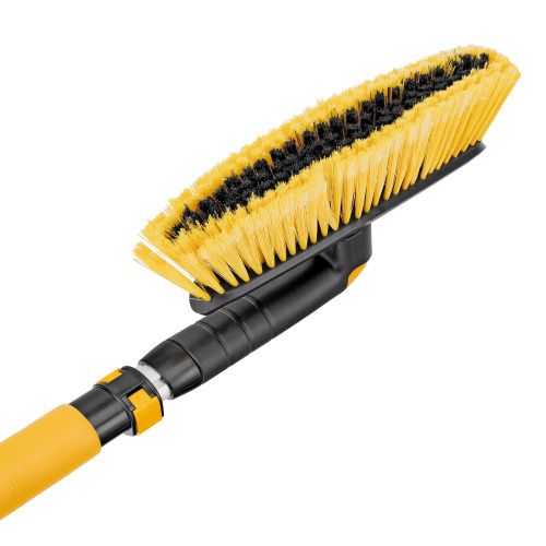 Щетка-сметка со скребком, телескоп, поворотная голова, 750-1120 мм Denzel купить в Москве с доставкой по всей России | ProtosMarket.ru