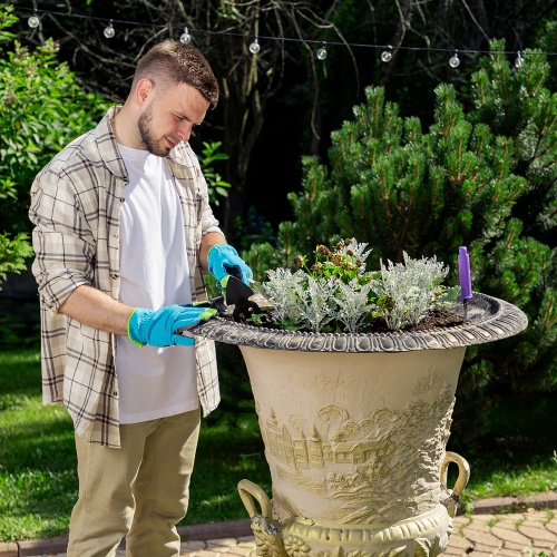 Набор садового инструмента с секатором, пластиковые рукоятки, 3 предмета, Standard, Palisad купить в Москве с доставкой по всей России | ProtosMarket.ru