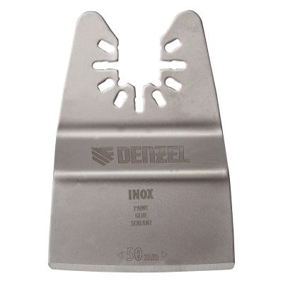 Насадка для МФИ шабер полукруг, Inox, для снятия краски и др., ширина 50 мм, длина общая 74 мм, ступенчатый Denzel купить в Москве с доставкой по всей России | ProtosMarket.ru