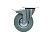 Колесо поворотное серая резина SCB 63 f 160 мм с тормозом купить в Москве с доставкой по всей России | ProtosMarket.ru