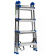 Стремянка двухсторонняя 4 ступени, сталь профиль, стальные ступени, Сибртех купить в Москве с доставкой по всей России | ProtosMarket.ru