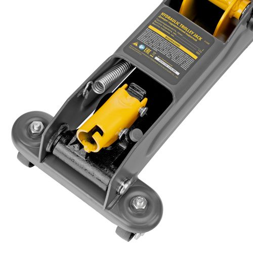 Домкрат гидравлический подкатной, 2 т, 135-385 мм Denzel купить в Москве с доставкой по всей России | ProtosMarket.ru