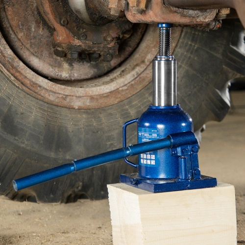 Домкрат гидравлический бутылочный телескопический, 10 т, H подъема 170-430 мм Stels купить в Москве с доставкой по всей России | ProtosMarket.ru