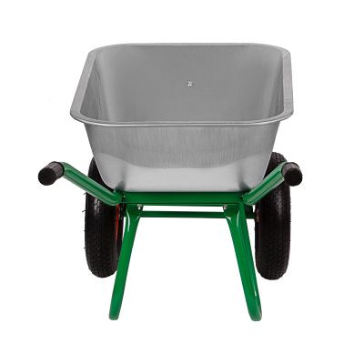 Тачка садово-строительная, 2-х колесная, усиленная, грузоподъемность 320 кг, объем 100 л Palisad купить в Москве с доставкой по всей России | ProtosMarket.ru