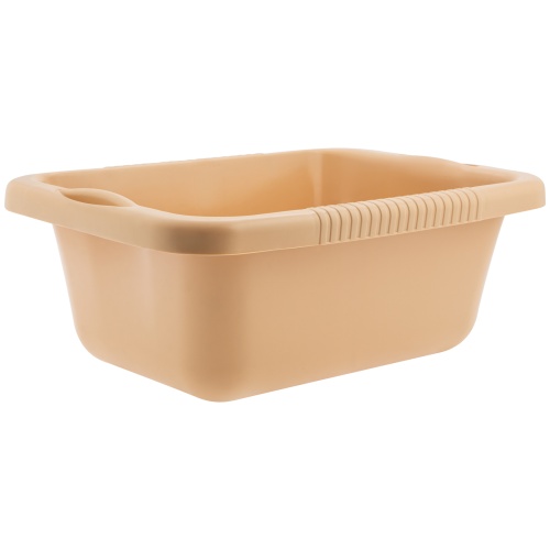 Таз пластмассовый прямоугольный 25 л, бежевый, Home Palisad купить в Москве с доставкой по всей России | ProtosMarket.ru
