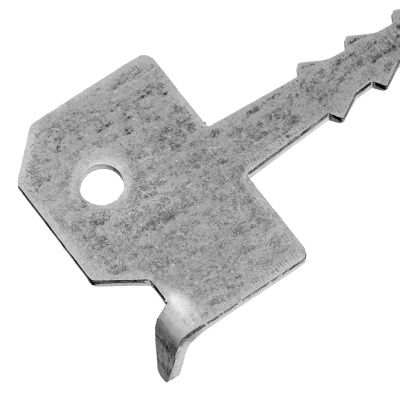 Крепление террасной доски Ключ (Кляммер) 2 мм, 60мм х 30 мм, цинк Сибртех купить в Москве с доставкой по всей России | ProtosMarket.ru