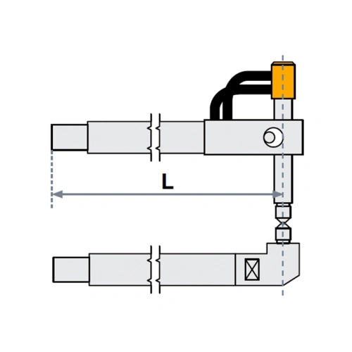 FUBAG Верхнее плечо прямое O 22 х 125мм для серии SG 4-6 купить в Москве с доставкой по всей России | ProtosMarket.ru