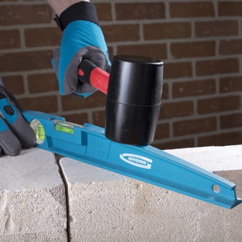 Уровень литой, 500 мм, 2 глазка Gross купить в Москве с доставкой по всей России | ProtosMarket.ru