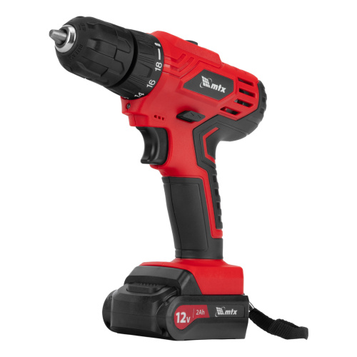 Дрель-шуруповерт аккумуляторная MCDL-12-02, Li-Ion, 12 В, 2 акк. MTX купить в Москве с доставкой по всей России | ProtosMarket.ru