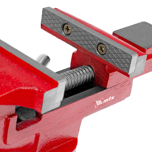 Тиски слесарные, 80 мм, настольные, поворотные, c наковальней MTX купить в Москве с доставкой по всей России | ProtosMarket.ru