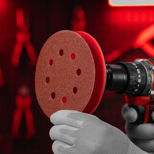 Круг абразивный на ворсовой подложке под "липучку", перфорированный, P 100, 125 мм, 5 шт Matrix купить в Москве с доставкой по всей России | ProtosMarket.ru