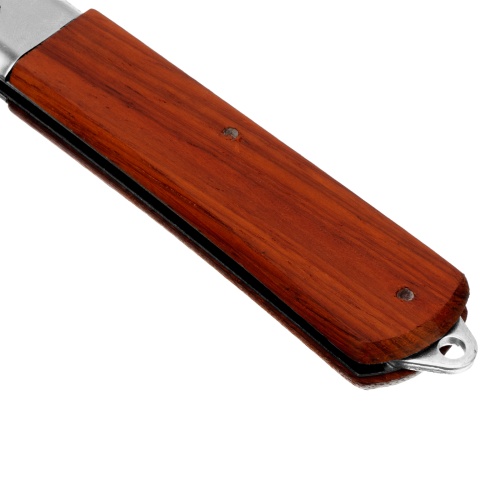 Нож складной, 200 мм, прямое лезвие, деревянная ручка Sparta купить в Москве с доставкой по всей России | ProtosMarket.ru