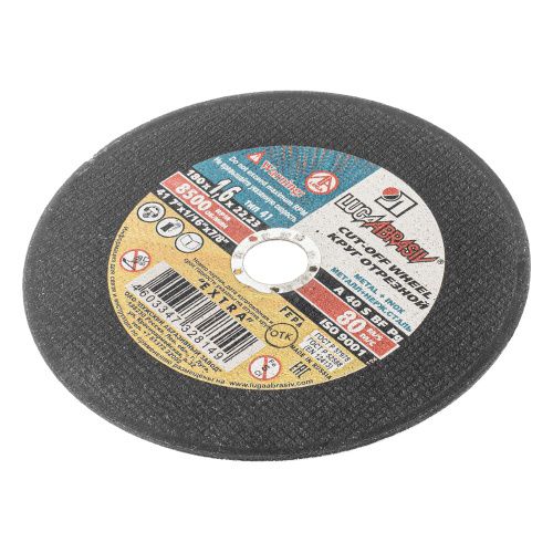 Круг отрезной по металлу, 180 х 1.6 х 22 мм "Луга" купить в Москве с доставкой по всей России | ProtosMarket.ru