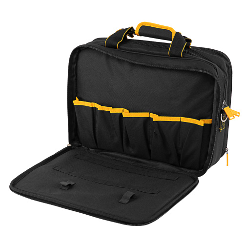 Сумка для инструмента, 400х170х300 мм, 3 отделения, 28 карманов, наплечный ремень Denzel купить в Москве с доставкой по всей России | ProtosMarket.ru