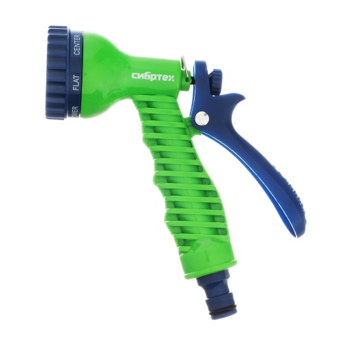 Набор поливочный, растягивающийся шланг 15 м, 7 режимов пистолет, соединитель, адаптер Сибртех купить в Москве с доставкой по всей России | ProtosMarket.ru