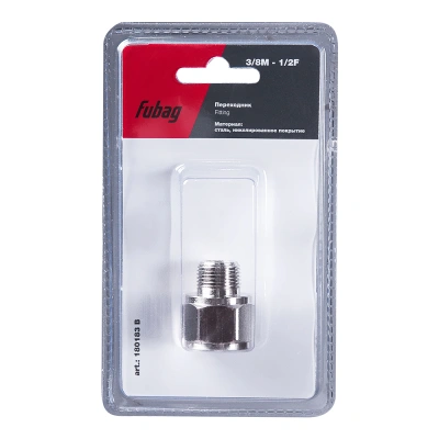 FUBAG Переходник 3/8 дюйма M на 1/2 дюйма F, блистер 1 шт
