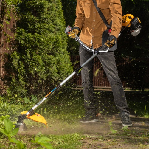 Триммер бензиновый DT 33S, 33 см3, 1.8 л. с, разъемная штанга, состоит из 2 частей Denzel купить в Москве с доставкой по всей России | ProtosMarket.ru