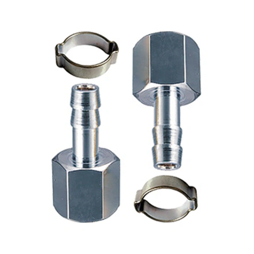 FUBAG Переходник 1/4 дюйма F на елочку 6мм с обжимным кольцом 9Х11мм, блистер 2 шт купить в Москве с доставкой по всей России | ProtosMarket.ru