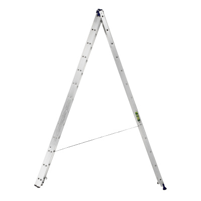 Лестница, 3 х 13 ступеней, алюминиевая, трехсекционная, Сибртех купить в Москве с доставкой по всей России | ProtosMarket.ru