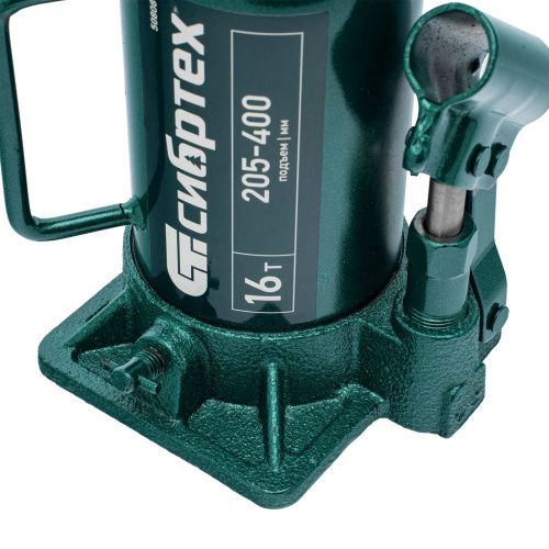 Домкрат гидравлический бутылочный, 16 т, 205-400 мм Сибртех купить в Москве с доставкой по всей России | ProtosMarket.ru