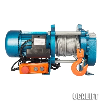 Лебедка ЛЭК KCD-500 E21 500 кг 220в с канатом 70 м