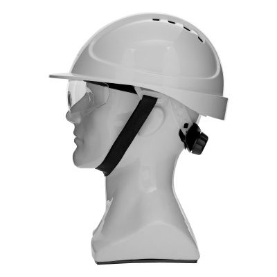 Каска защитная ударопр.«Форвард» (К-05)ABS/PC,комплект со встроен.очк.ОЧК-05 Форвард,белая Denzel купить в Москве с доставкой по всей России | ProtosMarket.ru