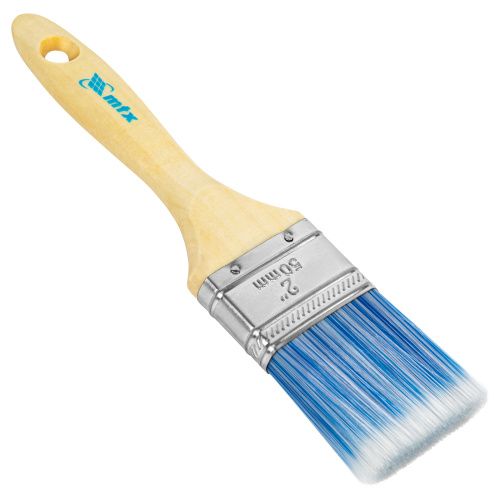 Кисть плоская "Евро" 2", искусственная щетина, деревянная ручка MTX купить в Москве с доставкой по всей России | ProtosMarket.ru