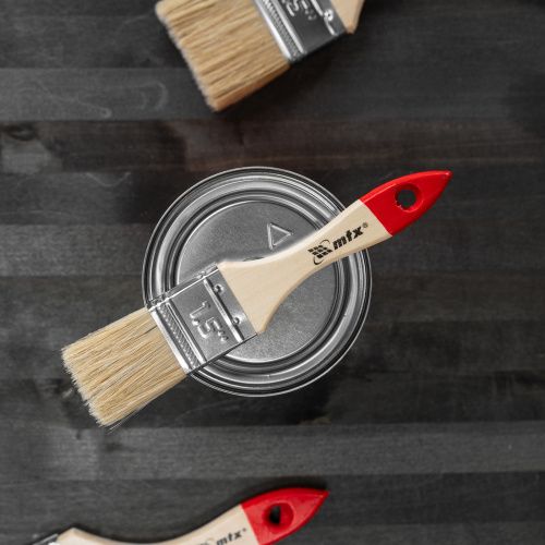 Кисть плоская "Стандарт" 1.5" (38 мм) натуральная щетина, деревянная ручка MTX купить в Москве с доставкой по всей России | ProtosMarket.ru