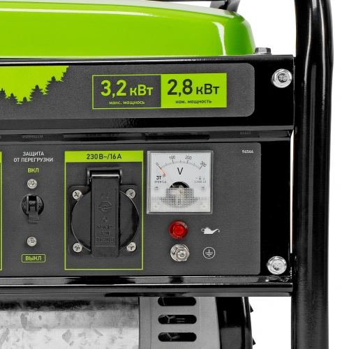 Генератор бензиновый БС-3500, 3.2 кВт, 230В, четырехтактный, 15 л, ручной стартер Сибртех купить в Москве с доставкой по всей России | ProtosMarket.ru