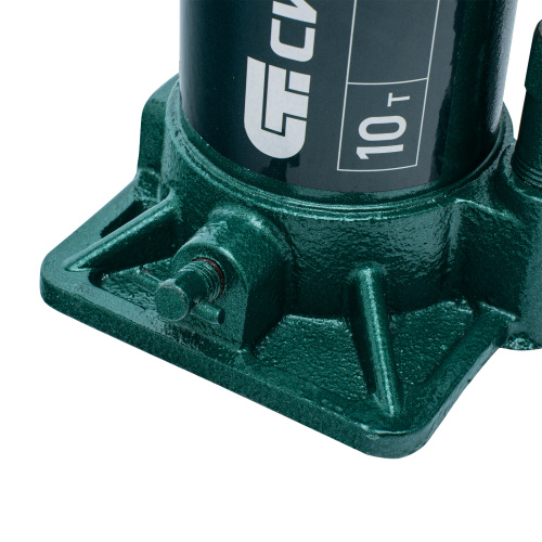 Домкрат гидравлический бутылочный, 10 т, 190-370 мм Сибртех купить в Москве с доставкой по всей России | ProtosMarket.ru