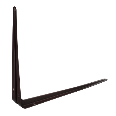 Кронштейн угловой с ребром, 350 х 400 мм, коричневый, / Сибртех купить в Москве с доставкой по всей России | ProtosMarket.ru