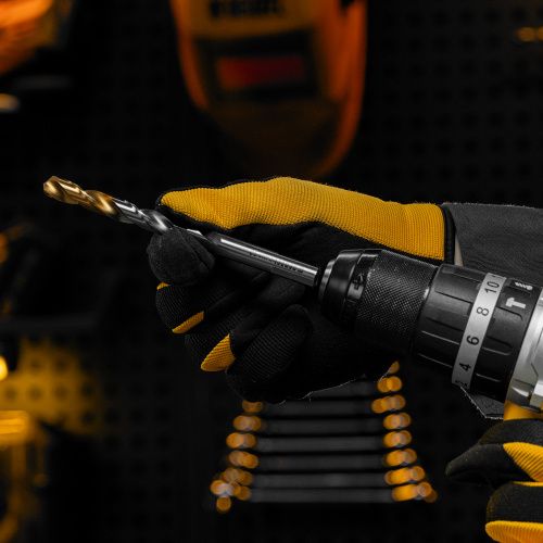 Сверло спиральное по металлу 10 x 133 мм, Р6М5, Golden Tip  Denzel купить в Москве с доставкой по всей России | ProtosMarket.ru