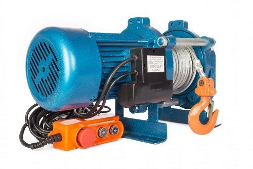 Лебедка электрическая  300/600 кг  70/35 м с канатом 220 В TOR KCD по ценам производителя в Москве с доставкой по всей России