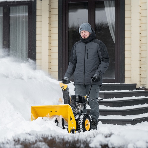 Бензиновая снегоуборочная машина SB 560, 212 cc, ручной старт Denzel купить в Москве с доставкой по всей России | ProtosMarket.ru