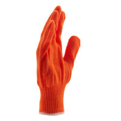 Перчатки трикотажные, акрил, оранжевый, оверлок Сибртех купить в Москве с доставкой по всей России | ProtosMarket.ru