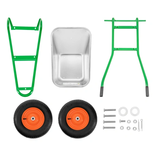 Тачка садово-строительная, 2-х колесная, усиленная, грузоподъемность 320 кг, объем 100 л Palisad по ценам производителя в Москве с доставкой по всей России