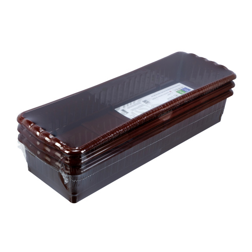 Поддон для рассады 470х166х82 мм, пластиковый, 3 шт, под 12 горшочков 250 мл. Palisad купить в Москве с доставкой по всей России | ProtosMarket.ru