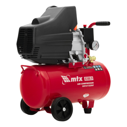 Компрессор воздушный DC1500L/24, 1,5 кВт, 24 л, 210 л/мин MTX купить в Москве с доставкой по всей России | ProtosMarket.ru