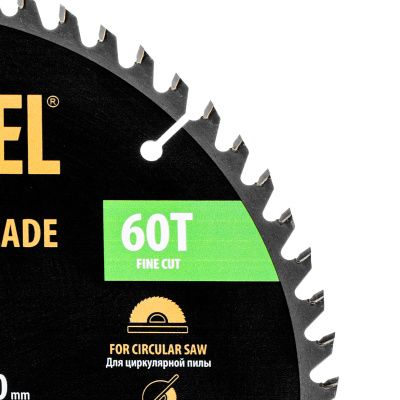 Пильный диск по дереву ф250 х 30 мм, 60 зубьев Denzel купить в Москве с доставкой по всей России | ProtosMarket.ru