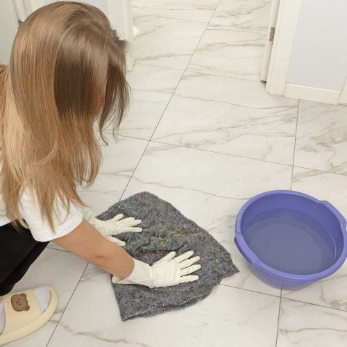 Салфетка для пола х/б, 600x700 мм, серая, Home Palisad купить в Москве с доставкой по всей России | ProtosMarket.ru