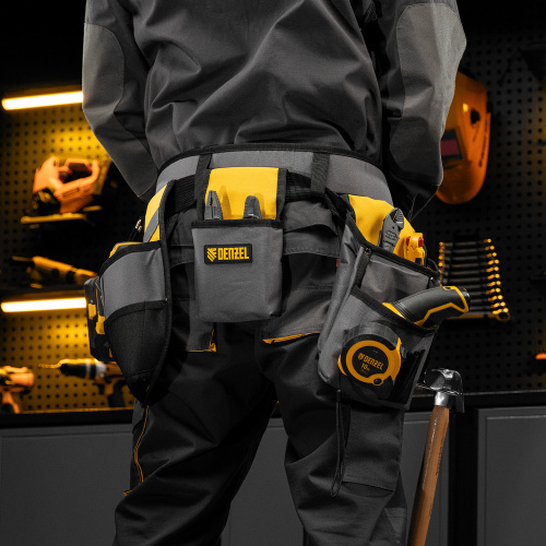 Пояс монтажника, сумки поясные, кобура для шуруповерта Denzel купить в Москве с доставкой по всей России | ProtosMarket.ru