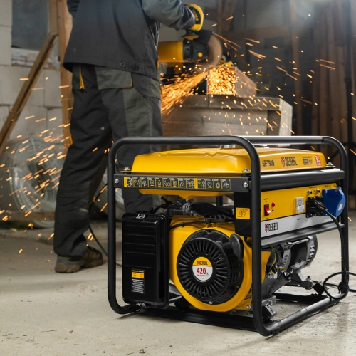 Генератор бензиновый GE 7900, 6.5 кВт, 220 В/50 Гц, 25 л, ручной пуск Denzel купить в Москве с доставкой по всей России | ProtosMarket.ru