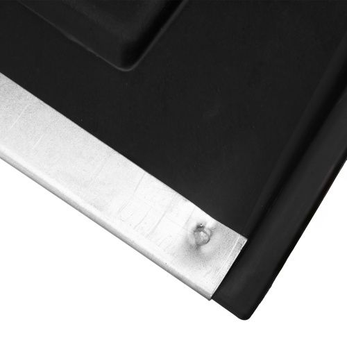 Лопата для уборки снега пластиковая, оцинкованная планка, 350х350 мм, без черенка, Сибртех купить в Москве с доставкой по всей России | ProtosMarket.ru