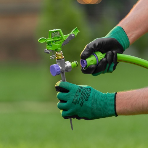 Разбрызгиватель латунный, импульсный, с регулировкой угла горизонт распыления до 26 м Palisad купить в Москве с доставкой по всей России | ProtosMarket.ru