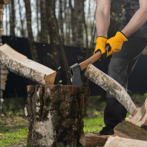 Топор кованый, 900 г, американский тип, буковая рукоятка, 430мм, EFP Denzel купить в Москве с доставкой по всей России | ProtosMarket.ru