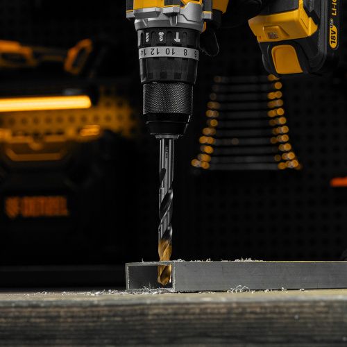 Сверло спиральное по металлу 12 x 151мм, Р6М5, Golden Tip, многогранная заточка Denzel купить в Москве с доставкой по всей России | ProtosMarket.ru